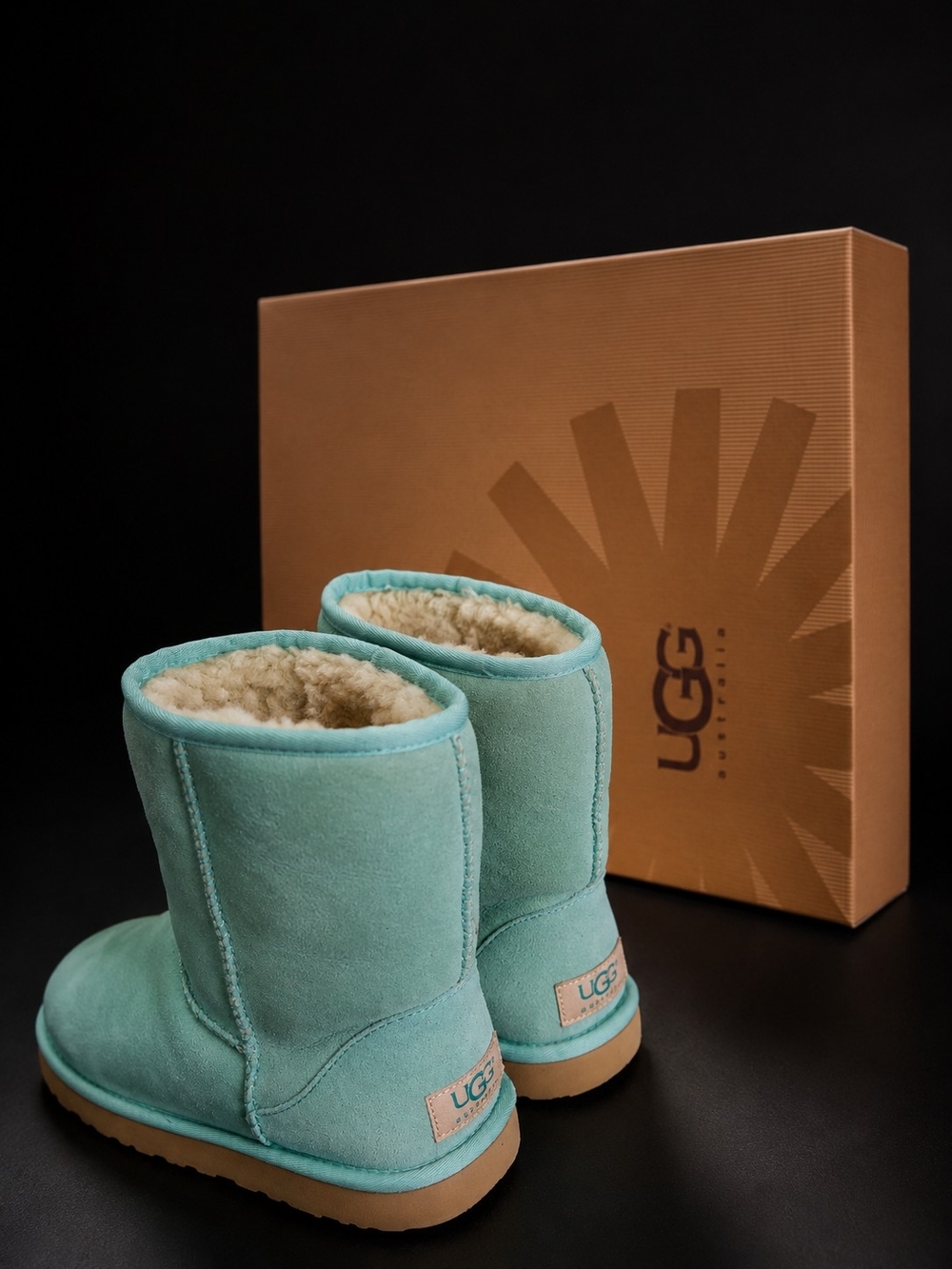 UGG Short Boot in Aqua Blue